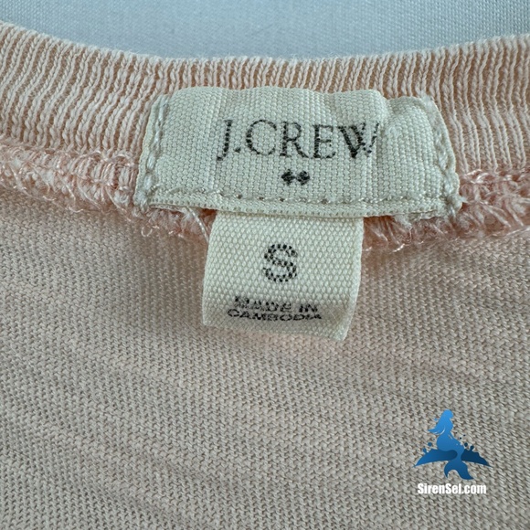 1168 J. Crew Pocket Tank - Size S - Blush Pink - Picture 8 of 11